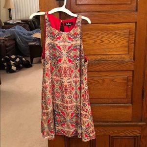 Patterned Shift Dress